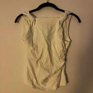 Zara Women's White Knotted Top